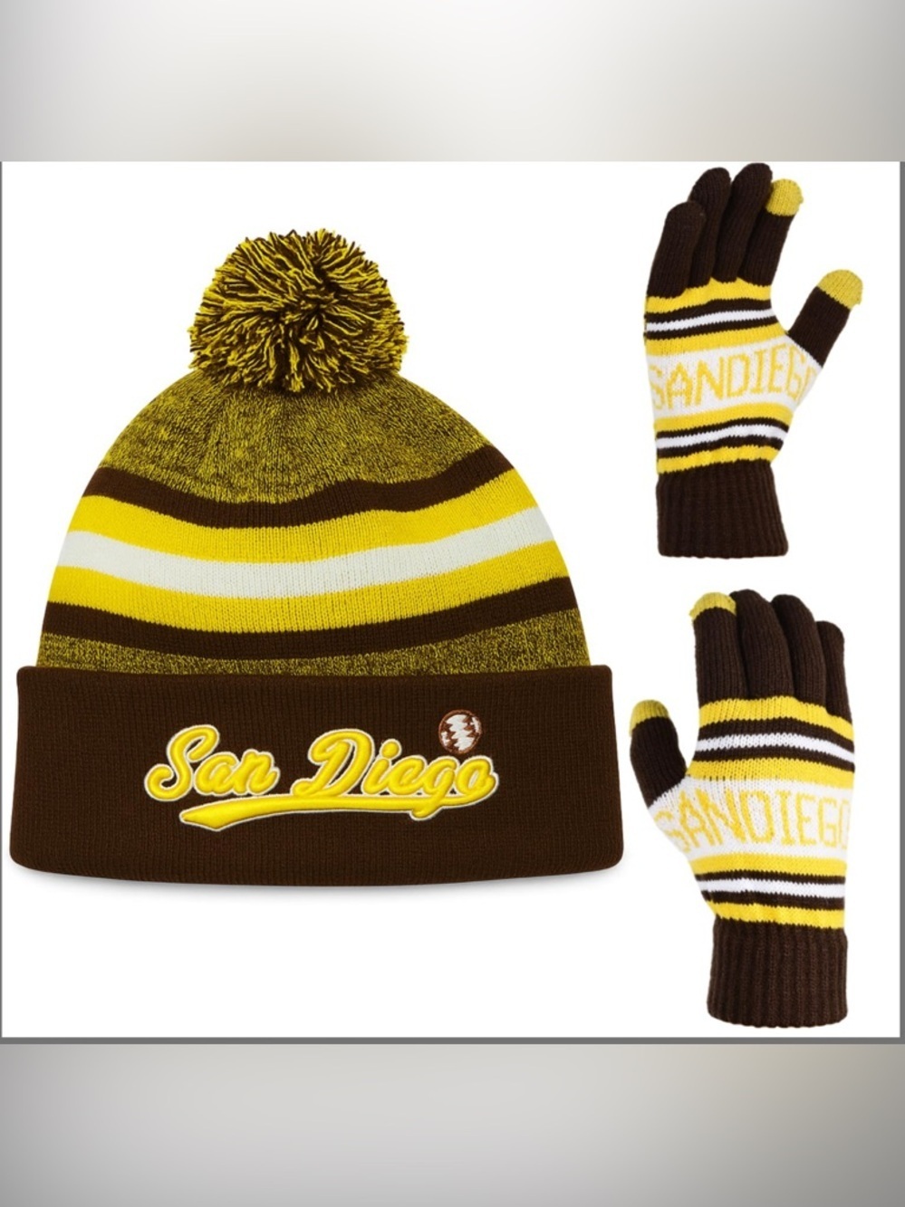 San Diego Beanie and Gloves Set